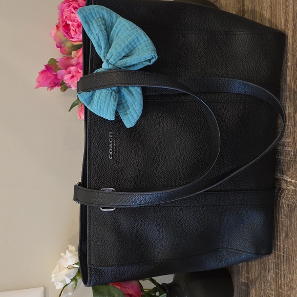 COACH HUDSON DOUBLE HANDLE TOTE#8157 WITH HANDMADE BOW BY JOJOSTYLES - Picture 5 of 10